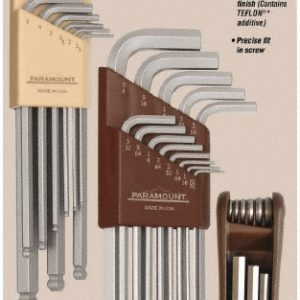 PARAMOUNT 31 Piece L-Wrench/Fold-Up Combo Hex Key Set PAR14139