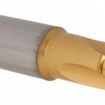 EMUGE 3/8-18 NPT, 15&deg; Helix, 3 Flutes, Modified Bottoming Chamfer, TiN Finish, Cobalt, Spiral Flute Pipe Tap CW493100.5766