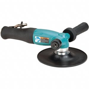 DYNABRADE Air Handheld Disc Sander: 7'' Pad Dia, 8,500 RPM 53868