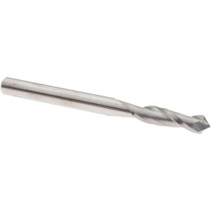 HARVEY TOOL Drill Mill: 1/8" Dia, 1/2" LOC, 2 Flutes, 90 &deg; Point, Solid Carbide 46508