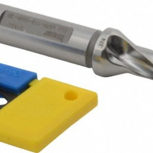 ISCAR Replaceable-Tip Drill: 0.374 to 0.39" Dia, 1.19" Max Depth, 1/2" Flatted Shank 3202442