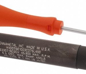 KENNAMETAL Indexable Square-Shoulder End Mill: M1D075E1003C075L450, 3/4" Cut Dia, 0.398" Max Depth of Cut, 3/4" Dia Cylindrical Shank 3742521