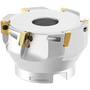 KENNAMETAL 3" Cut Diam, 1" Arbor Hole Diam, 0.389" Max Depth, Indexable Square-Shoulder Face Mill 3745047