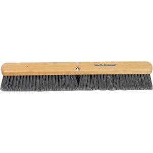 PRO-SOURCE Push Broom: 24" Wide, Polypropylene Bristle GP24S