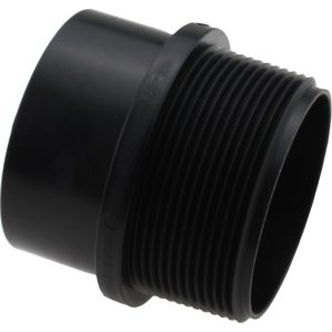 NIBCO Drain, Waste & Vent Adapter: 3" Fitting, Spig x MIPT, Acrylonitrile Butadiene Styrene I032150