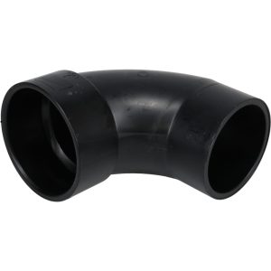 NIBCO Drain, Waste & Vent 90 deg; Street Elbow: 3" Fitting, Spig x Hub, Acrylonitrile Butadiene Styrene I058200