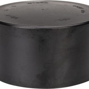 NIBCO Drain, Waste & Vent End Cap: 4" Fitting, Hub, Acrylonitrile Butadiene Styrene I175171