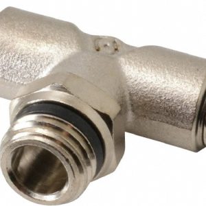 AIGNEP USA Push-to-Connect Tube x Universal Thread Fitting: Swivel Branch Tee, Universal, 6.00 mm OD 50210N-6-1/4