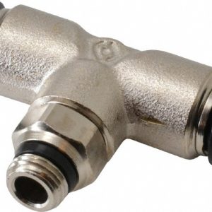 AIGNEP USA Push-to-Connect Tube x Universal Thread Fitting: Swivel Branch Tee, Universal, 8.00 mm OD 50210N-8-1/8
