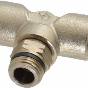 AIGNEP USA Push-to-Connect Tube x Universal Thread Fitting: Swivel Branch Tee, Universal, 12.00 mm OD 50210N-12-3/8