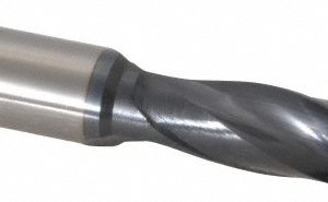 ACCUPRO Jobber Length Drill Bit: 21/32" (0.6563) Dia, 140 deg, Solid Carbide 63309918