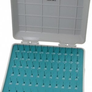 MEYER GAGE Class Z Plug Gage Set: 0.22 to 1.5 mm Range, 65 Pc M0MMP