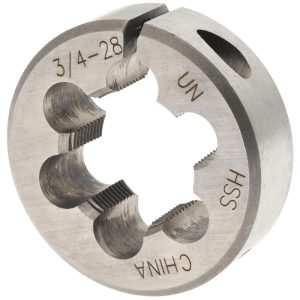 VALUE COLLECTION Round Die: 3/4-28, High Speed Steel 315-1277