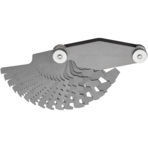 VALUE COLLECTION 16 Leaf, 1 to 12 TPI Range, Screw Pitch Gage 615-6326