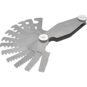 VALUE COLLECTION 12 Leaf, 2 to 20mm Pitch Range, Screw Pitch Gage 615-6327