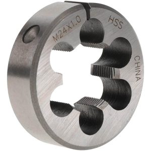 VALUE COLLECTION Round Die: M24x1, 2" OD, High Speed Steel 314-1838