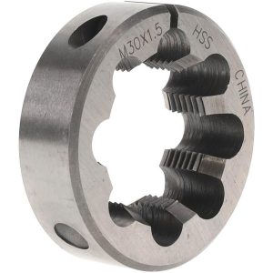 VALUE COLLECTION Round Die: M30x1.5, 2" OD, High Speed Steel 314-1852