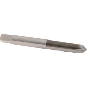 VALUE COLLECTION Spiral Point Tap: M8x0.75 Metric Fine, 2 Flutes, Plug Chamfer, HSS, Bright/Uncoated Coated JY63326755