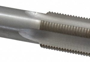 VALUE COLLECTION Straight Flute Tap: M27x2 Metric Fine, 4 Flute, Plug Chamfer, High-Speed Steel, Bright/Uncoated Finish JY63326805
