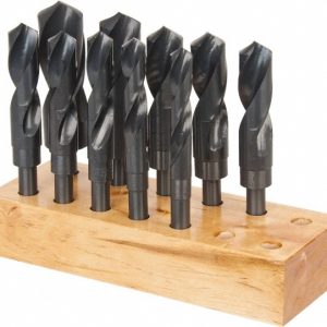 VALUE COLLECTION Drill Bit Set: Reduced Shank Drill Bits, 10 Pc, 118 &deg;, High Speed Steel 63327779