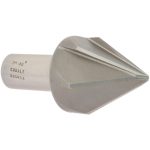 VALUE COLLECTION Countersink: 2" Head Dia, 60.00 deg Included Angle, 6 Flute, Cobalt Steel, Right Hand Cut SC2160200