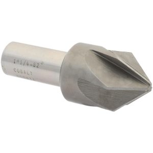 VALUE COLLECTION Countersink: 1-1/4" Head Dia, 82.00 deg Included Angle, 6 Flute, Cobalt Steel, Right Hand Cut SC2182116