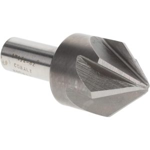 VALUE COLLECTION Countersink: 1-1/2" Head Dia, 82.00 deg Included Angle, 6 Flute, Cobalt Steel, Right Hand Cut SC2182132