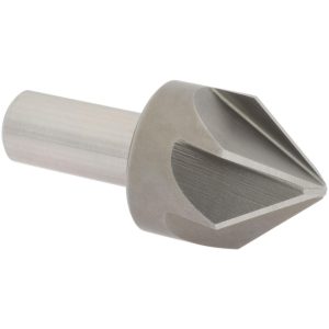 VALUE COLLECTION Countersink: 2" Head Dia, 82.00 deg Included Angle, 6 Flute, Cobalt Steel, Right Hand Cut SC2182200