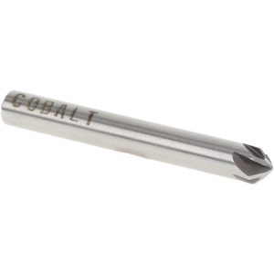 VALUE COLLECTION Countersink: 3/16" Head Dia, 90.00 deg Included Angle, 6 Flute, Cobalt Steel, Right Hand Cut SC2190012