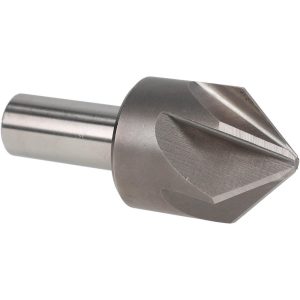 VALUE COLLECTION Countersink: 1-1/2" Head Dia, 90.00 deg Included Angle, 6 Flute, Cobalt Steel, Right Hand Cut SC2190132
