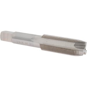 VALUE COLLECTION Spiral Point Tap: 3/4-16 UNF, 3 Flutes, Plug Chamfer, HSS, Bright/Uncoated Coated JY63328611