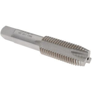 VALUE COLLECTION Spiral Point Tap: 7/8-9 UNC, 3 Flutes, Plug Chamfer, HSS, Bright/Uncoated Coated JY63328629
