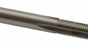VALUE COLLECTION Straight Flute Tap: #12-36 UNS, 4 Flute, Plug Chamfer, High-Speed Steel, Bright/Uncoated Finish JY63328736