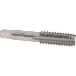 VALUE COLLECTION Straight Flute Tap: 11/16-12 UNS, 4 Flute, Plug Chamfer, High-Speed Steel, Bright/Uncoated Finish JY63328769