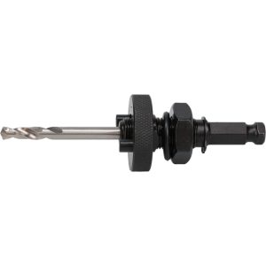 LENOX Hole Saw Arbor: 6" Saw Dia, Straight Shank, Drill Pilot 1779801