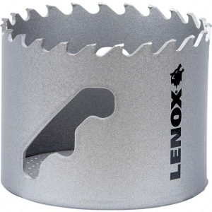 LENOX Hole Saw: 2-1/2" Saw Dia, 1-1/2" Cut Depth LXAH3212