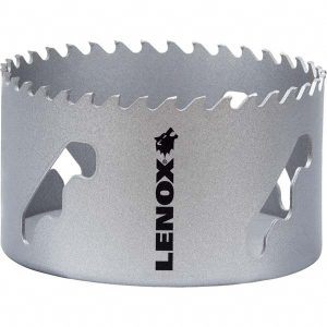 LENOX Hole Saw: 4" Saw Dia, 1-1/2" Cut Depth LXAH34