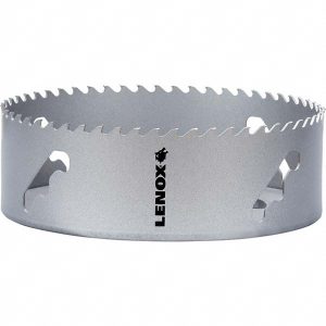 LENOX Hole Saw: 6" Saw Dia, 1-1/2" Cut Depth LXAH36