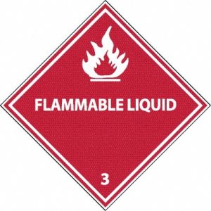 ACCUFORMNMC 25 Qty 1 Pack Flammable Liquid DOT Shipping Label DL161AP