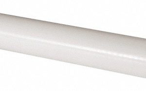 PROFESSIONAL PLASTICS Plastic Rod: Acetal, 2' Long, 2" Dia, Natural RACENA2.000X24.000C