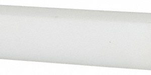 USA INDUSTRIALS Plastic Bar: Acetal, 1" Thick, 48" Long, Natural Color BULK-PS-AC-119
