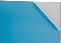 PROFESSIONAL PLASTICS Plastic Sheet: Acrylic, 1/8" Thick x 12" Wide x 1' Long SACR.125X12.000X12.000CEF