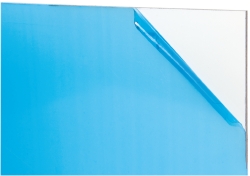 PROFESSIONAL PLASTICS Plastic Sheet: Acrylic, 1/8" Thick x 24" Wide x 4' Long SACR.125X24.000X48.000CEF