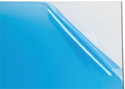 PROFESSIONAL PLASTICS Plastic Sheet: Acrylic, 1/8" Thick x 48" Wide x 4' Long SACR.125X48.000X48.000CEF