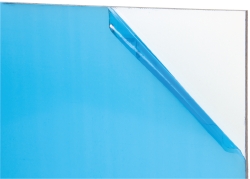 PROFESSIONAL PLASTICS Plastic Sheet: Acrylic, 1/4" Thick x 24" Wide x 2' Long SACR.250X24.000X24.000CEF