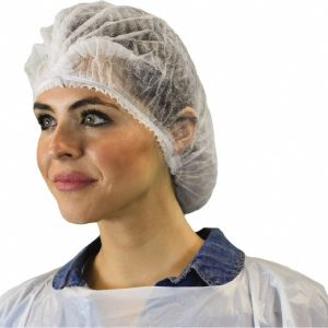 PRO-SAFE Pack of (1000), Disposable Beard Covers, Bouffants & Hairnets KM-111NWI-10-21-WHITE