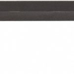 BONDHUS Hex Key: 1" Hex, Hex End, Short Arm 12221