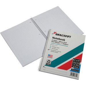 ABILITYONE Notebooks & Notepads; UNSPSC Code: 14111514 7530016002025