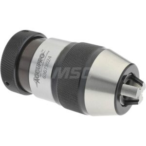 ACCUPRO Drill Chuck: 1/32 to 3/8" Capacity, Tapered Mount, JT33 PN01007000MSC