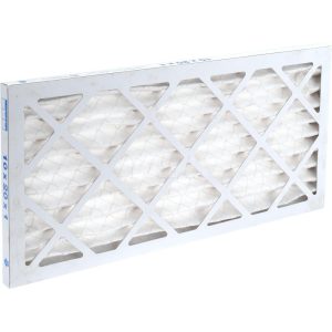 PRO-SOURCE Pleated Air Filter: 10 x 20 x 1", MERV 10, 55% Efficiency, Wire-Backed Pleated PRO10436
